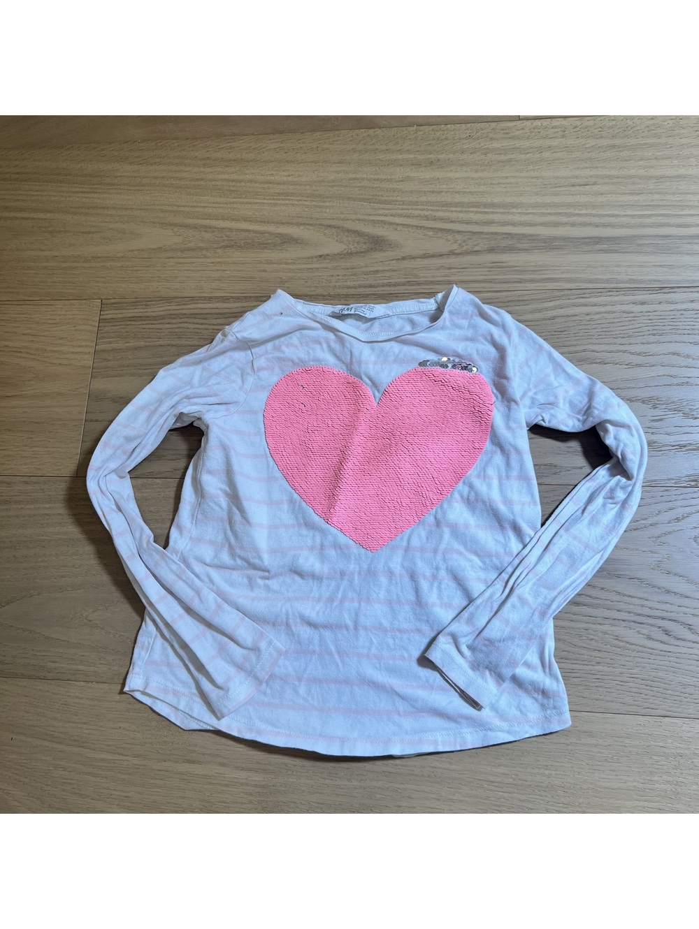 H&M Kids' Lavender Long-Sleeve Tee – Size 6